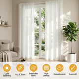 Artiss Blockout Curtains 2X 132x213cm Light Filtering Window Drapes Rod Pocket - 45-Degree Angle
