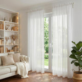 Artiss Blockout Curtains 2X 132x213cm Light Filtering Window Drapes Rod Pocket - Extra Image
