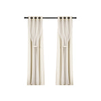 Artiss 2X 132x304cm Blockout Sheer Curtains Beige