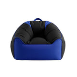 Artiss Gaming Bean Bag Chair Cover (No Filler) for Adults Teens Kids Splash-Proof Floor Gaming Chair Cover with Side Pockets, Headphone Hanger, Cup Holder, Bean Bag Cover Only - Side View