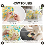 Artiss Bean Bag Chair Cover with Filler Soft Corduroy DIY Stuffed Animal Storage Bean Bag for Adults, Washable Lazy Sofa for Living Room Bedroom, Grey - Close-Up Angle