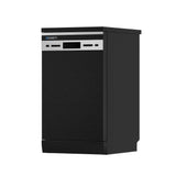 Devanti 10 Place Settings Freestanding Dishwasher Black - Side View