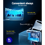 Devanti 3 Place Settings Benchtop Dishwasher - Rear View