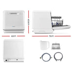 Devanti 3 Place Settings Benchtop Dishwasher, image 2