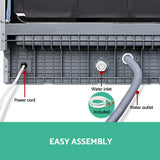 Devanti 6 Place Settings Benchtop Dishwasher Sliver - Close-Up Angle