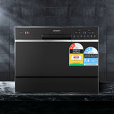 Devanti 6 Place Settings Benchtop Dishwasher Black