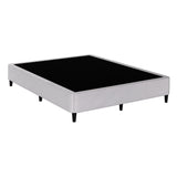 Artiss Bed Frame Double Size Metal Grey MASON - Close-Up Angle