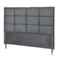 Artiss Bed Headboard Double Bedhead Linen Fabric Charcoal