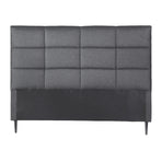 Artiss Bed Headboard Double Bedhead Linen Fabric Charcoal