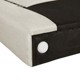 Artiss Bed Frame Bed Head Headboard Queen Fabric - RIVE Beige - Top-Down View