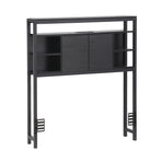 Artiss Bed Headboard King Single Storage Bedhead Charging Station Black