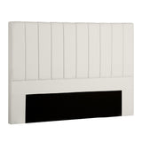 Artiss Bed Head Headboard King Linen 183CM - Beige - Low Angle
