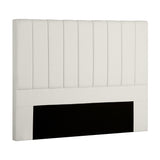 Artiss Bed Head Headboard Queen Linen 153CM - Beige - Low Angle