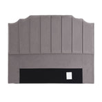 Artiss Bed Head Headboard Queen Velvet 153CM - Grey