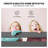 Kingston Slumber Bunk Bed Triple Wooden Single Over Double Beds for Kids, Solid Pine Wood, Convertible Design, Grey - Close-Up Angle