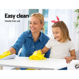 Keezi 5PCS Kids Table and Chairs Set Activity Toy Play Desk - Rear View