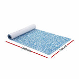 Seamanship Boat Flooring, EVA Foam Decking Mat, 240x90cm, Blue Camo