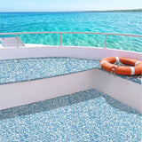 Seamanship Boat Flooring, EVA Foam Decking Mat, 240x90cm, Blue Camo - Close-Up Angle