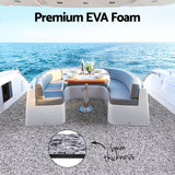 Camo EVA Foam Marine Decking Sheet for Boats - 240x90x0.6cm Anti-Slip Flooring - Top-Down View