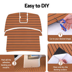 Seamanship EVA Foam Boat Flooring Mat Decking Sheet 240x90x0.6cm Dark Brown, image 6