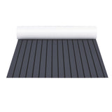 EVA Foam Deck Flooring Mat for Boats - Dark Grey, 240x90x0.6cm Self-Adhesive Non-Slip Surface