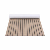 Seamanship Boat Flooring, EVA Foam Decking Mat, 240x90cm, Taupe - Side View