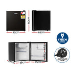 Devanti 48L Bar Fridge Black, image 2