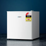 Devanti 48L white mini bar fridge with chiller compartment