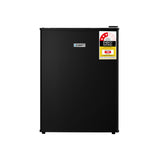 Devanti 70L Bar Fridge Black - Side View