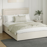 Oikiture Bed Frame Double Size Gas Lift Base Storage ADI - Low Angle