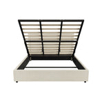 Oikiture Bed Frame King Size Gas Lift Base Storage ADI