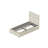 Oikiture Bed Frame King Single Gas Lift Base Storage ADI