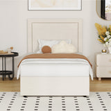 Oikiture Bed Frame King Single Gas Lift Base Storage ADI