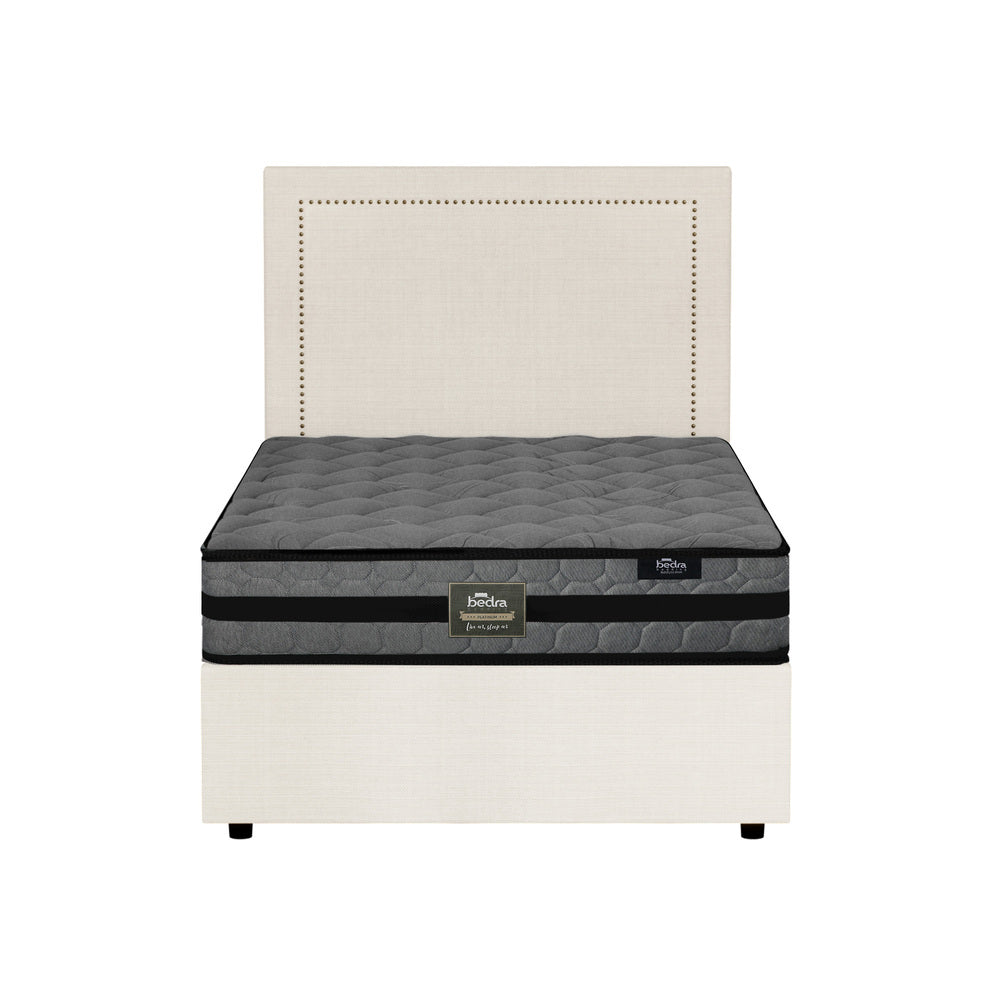Oikiture Bed Frame With Mattress Set King Single Gas Lift Storage ADI