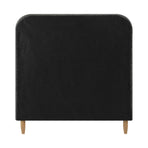 Oikiture Bed Frame Single Size Fabric Grey BOB