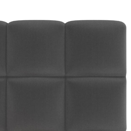 Oikiture Bed Frame King Size Tufted Headboard Grey Velvet