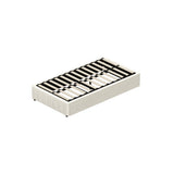 Oikiture Bed Frame King Single Gas Lift Base Velvet Cream