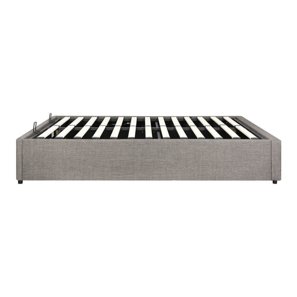 Oikiture Bed Frame King Single Size Gas Lift Base With Storage