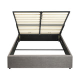 Oikiture Bed Frame Queen Size Gas Lift Base With Storage