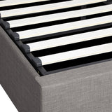 Oikiture Bed Frame Single Size Gas Lift Base With Storage