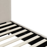 Oikiture Bed Frame Queen Size Gas Lift Storage Base VISH - 45-Degree Angle