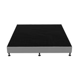 Oikiture Bed Frame King Size Fabric Grey