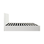 Oikiture Bed Frame Double Size Gas Lift Base PU Leather ZOE, image 6