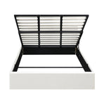 Oikiture Bed Frame King Size Gas Lift Base PU Leather ZOE, Gas Lift