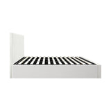Oikiture Bed Frame King Size Gas Lift Base PU Leather ZOE