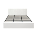 Oikiture Bed Frame King Size Gas Lift Base PU Leather ZOE, image 4