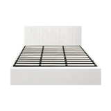 Oikiture Bed Frame King Size Gas Lift Base PU Leather ZOE - Top-Down View