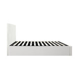 Oikiture Bed Frame King Single Gas Lift Base PU Leather ZOE