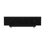 Oikiture 4x Trundle Drawers for Bed Frame with Wheels Metal Black