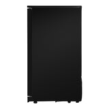 Devanti 198L Bar Fridge Dual Glass Door w/Light Black - Top-Down View